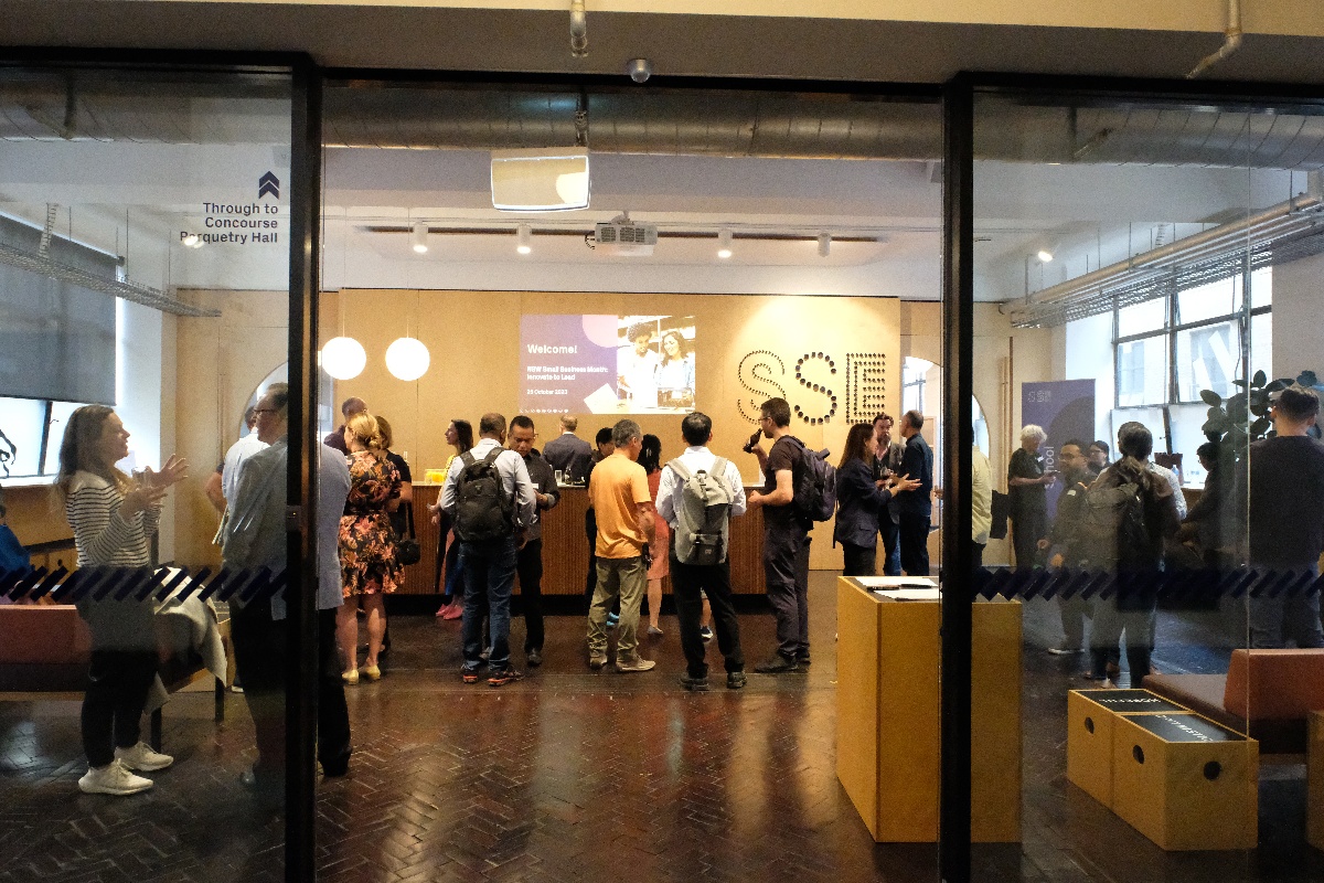 Small Business Month Event opening