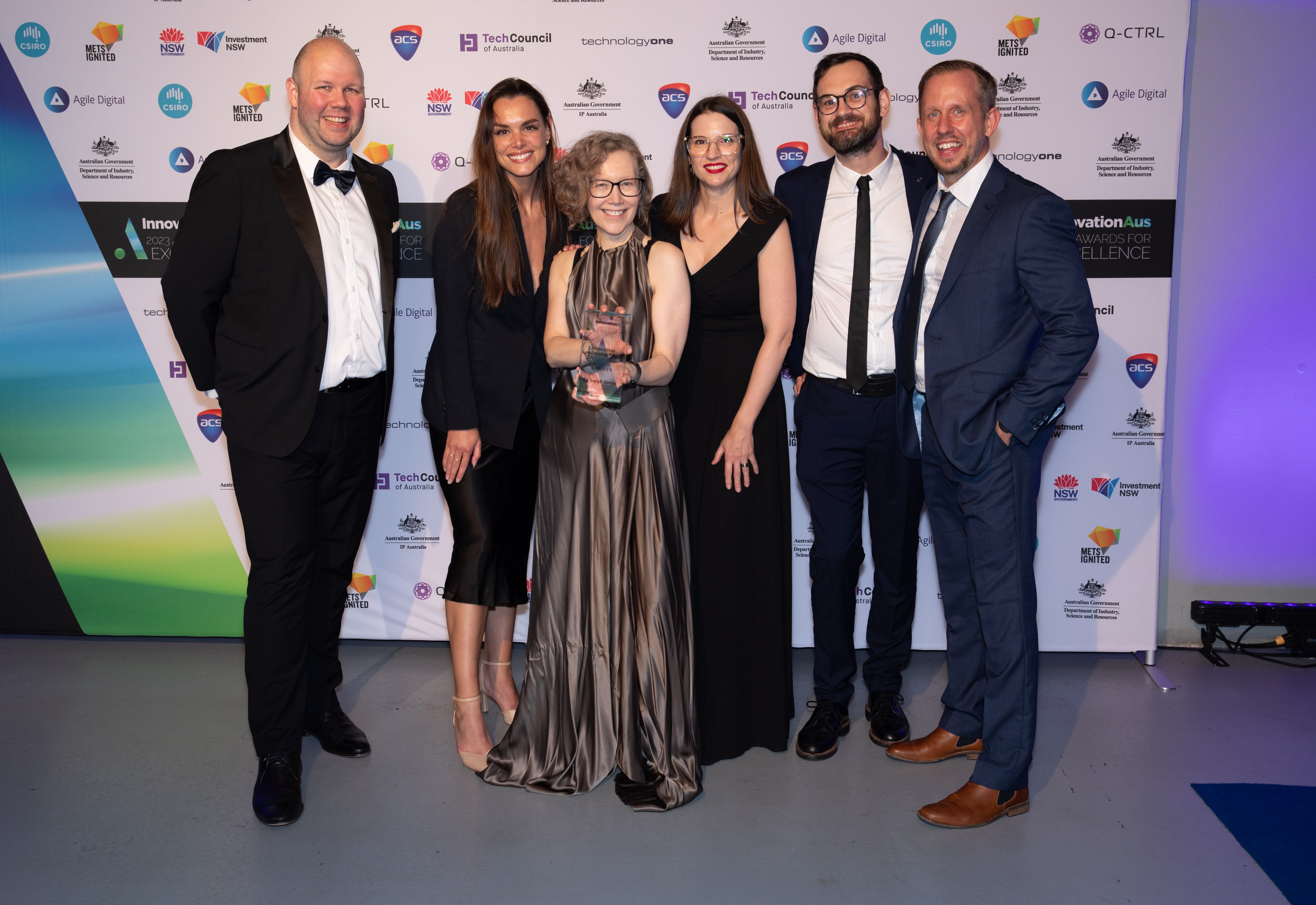 Dr Sarah Jones with the SSE team